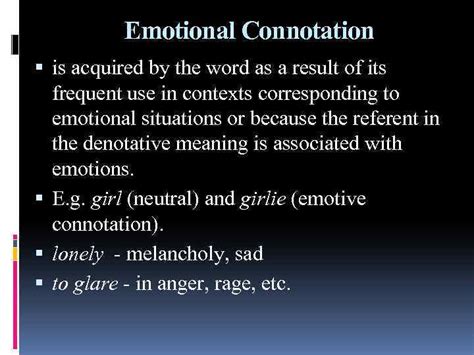 Unveiling the Emotional Connotations