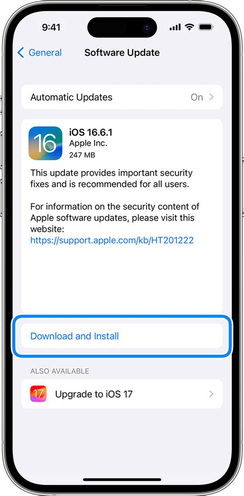 Update Your iPhone to the Latest iOS Version