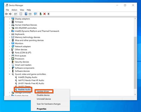 Update or Install Audio Drivers on Windows 10