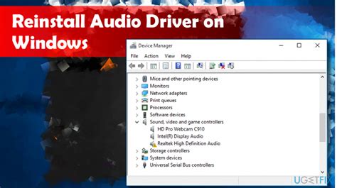 Update or reinstall audio drivers on your laptop