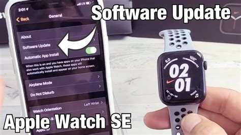 Updating Software on Apple Watch SE