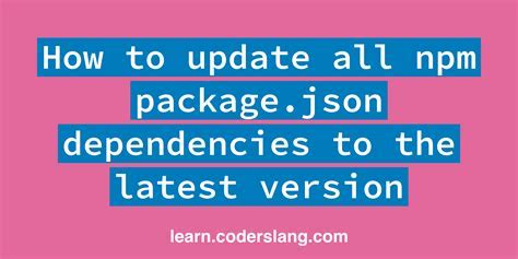 Updating Specific Packages and Dependencies