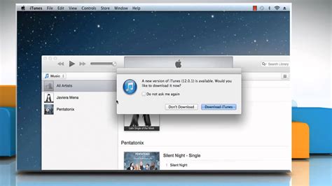 Updating iTunes to the Latest Version