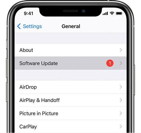 Updating your iOS Software