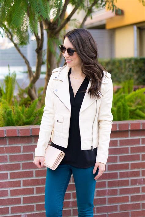 Upgrade Your Style Game with Chic Ivory Leather Jackets