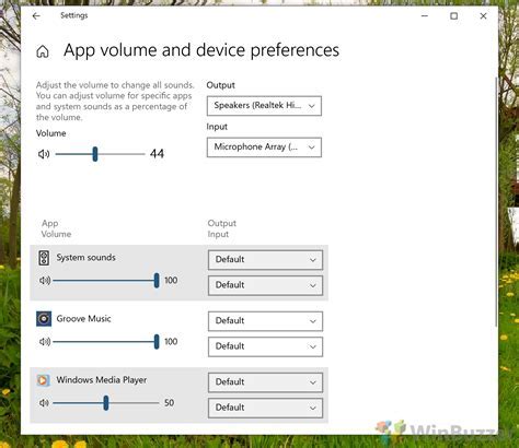 Using Built-in Audio Settings to Adjust Headphone Volumes