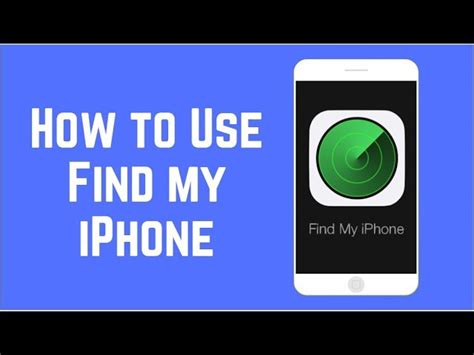 Using Find My iPhone Feature to Track Your Device