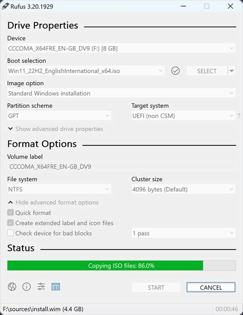 Using Rufus to Create a Bootable USB Drive