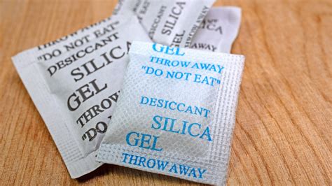 Using Silica Gel Packets