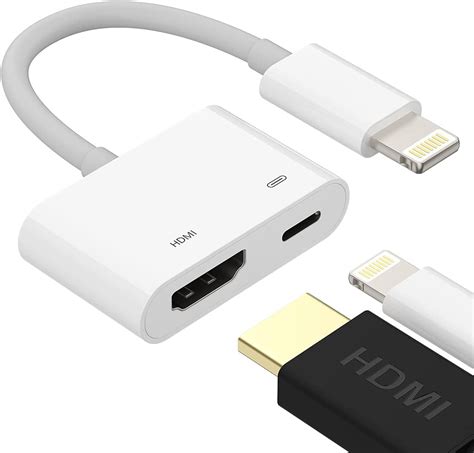 Using a Lighting to HDMI Adapter