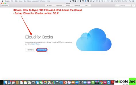 Using iCloud for iBooks Synchronization