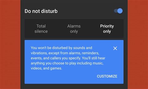 Using the Do Not Disturb feature