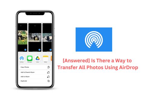 Utilizing AirDrop for Easy Transfer