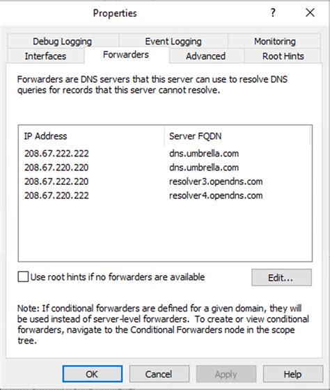 Utilizing Windows DNS Forwarders for Optimal Name Resolution