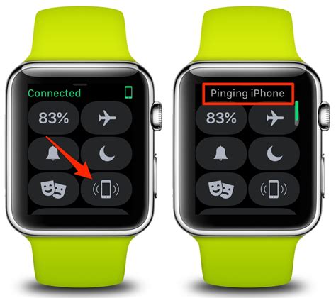 Utilizing the 'Ping iPhone' Feature to Locate a Paired Apple Watch