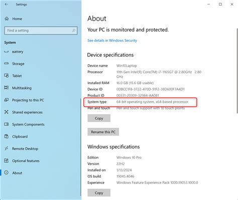 Verify your Windows 10 version and system specifications