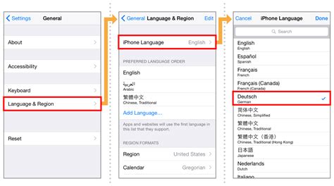 Verifying the Language Modification on Your iOS Device