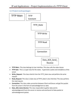 Verifying the successful communication between TFTP client and server