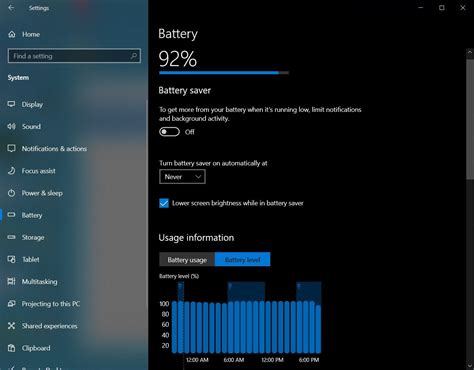 Viewing Battery Usage in the Settings App