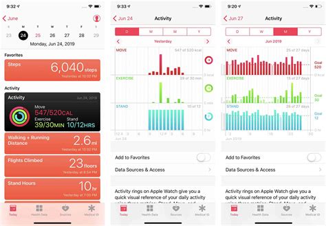 Viewing Your Activity Data in the Health App