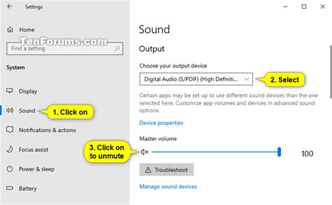 Volume settings may be turned off or muted