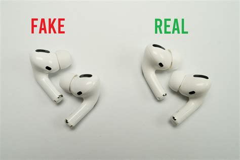 Weight and Size: Comparing Authentic AirPods to Counterfeit Ones