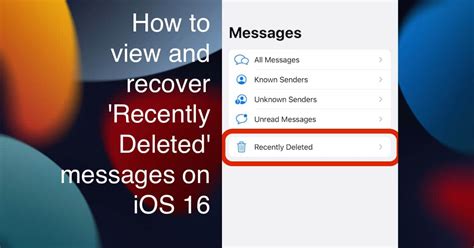 What Happens to Messages in the Recently Erased Folder?