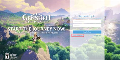 What to Do if You Forget Your Genshin Impact Account Password